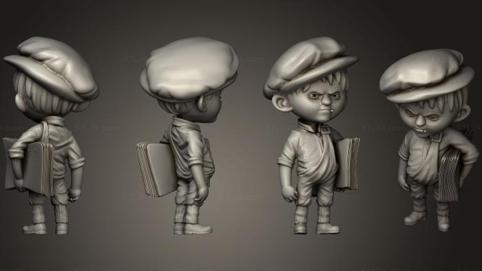 Miscellaneous figurines and statues (boy, STKR_0752) 3D models for cnc